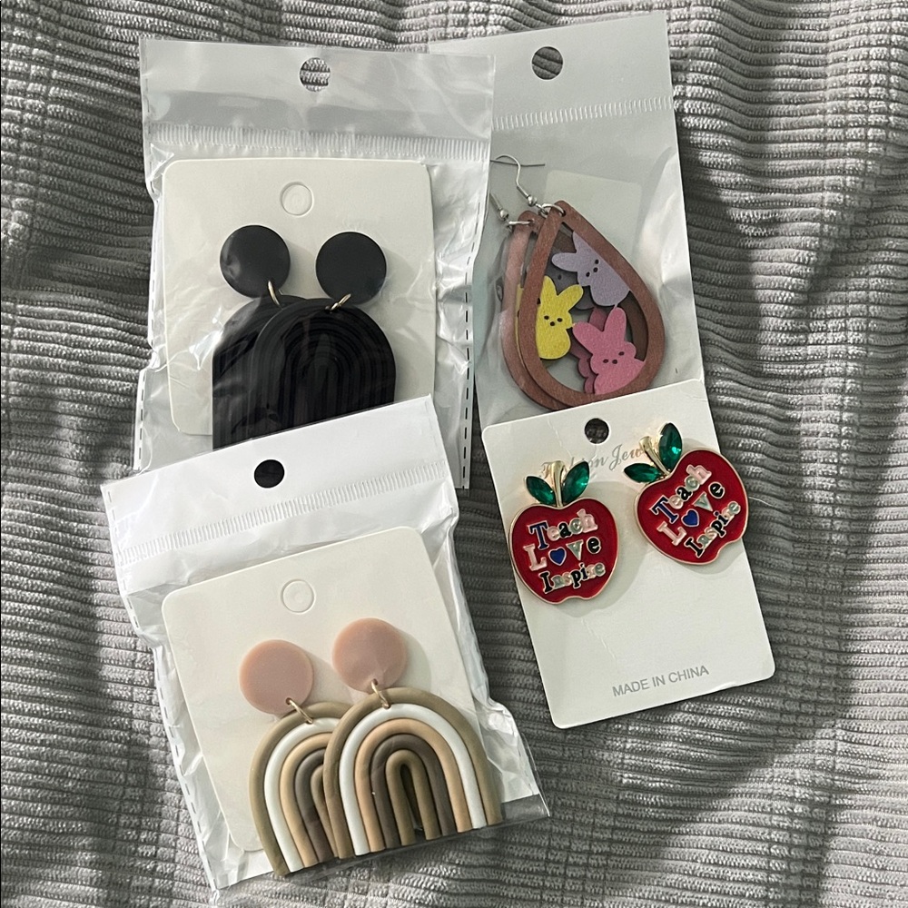 Colorful Earrings Set